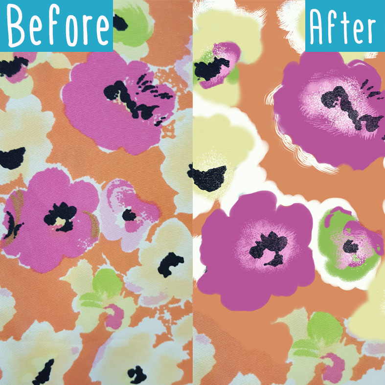 How to Trace Prints in Photoshop for Textiles&nbsp;Design