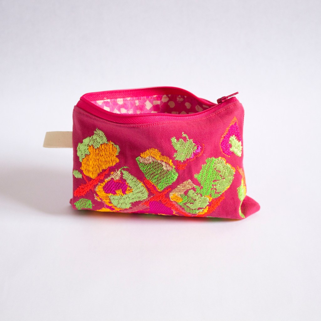 Upcycled Zipper Pouch